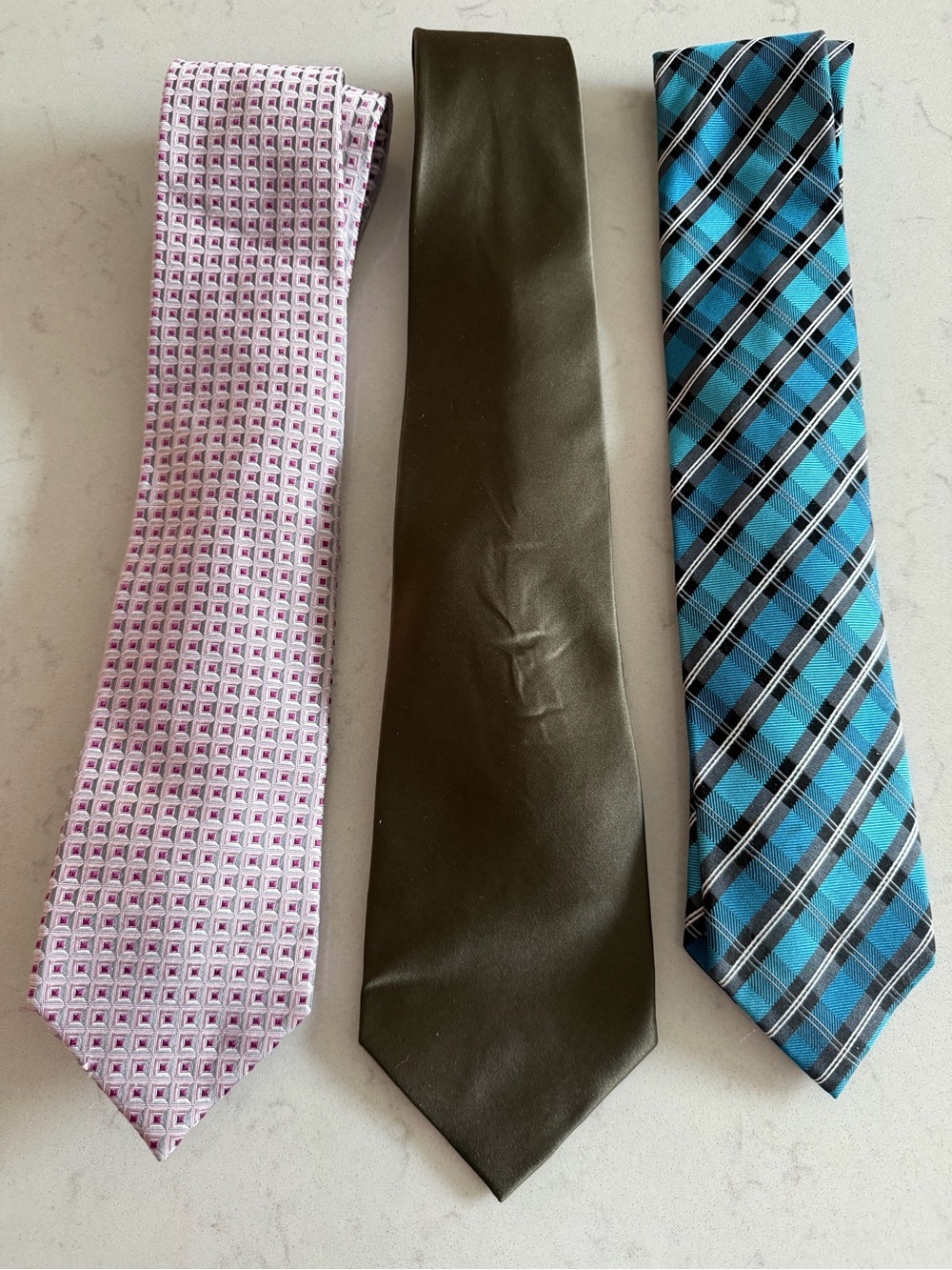 Geoffrey Beene men’s Silk Tie - bundle of 3